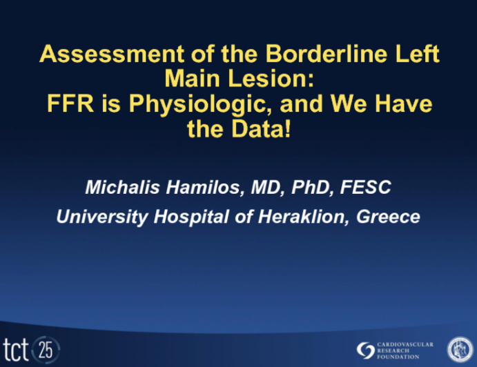 FFR is Physiologic, and We Have the Data!