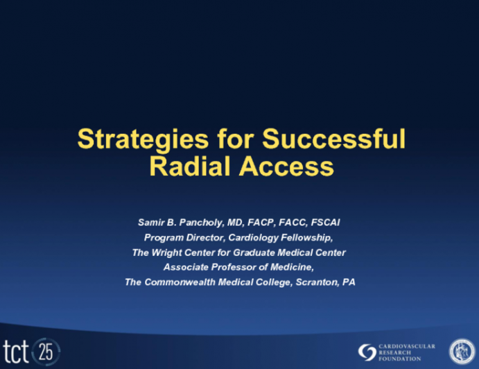 Strategies for Successful Radial Access