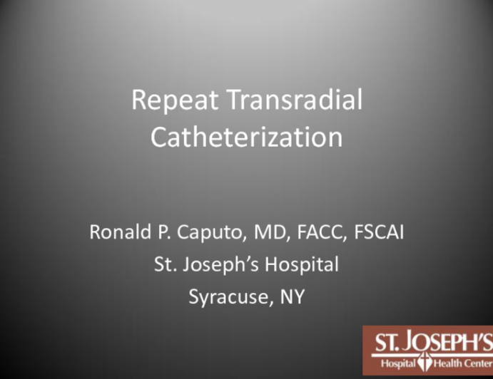Feasibility of Repeat Transradial Access
