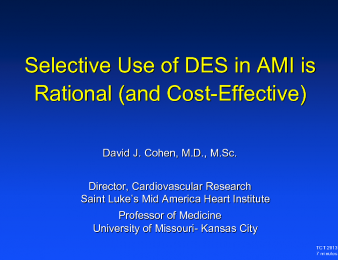 Stop the Debate! Selective Use of BMS Is Rational and Cost-Effective