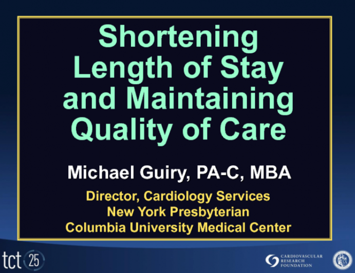 Shortening Length of Stay and Maintaining Quality of Care