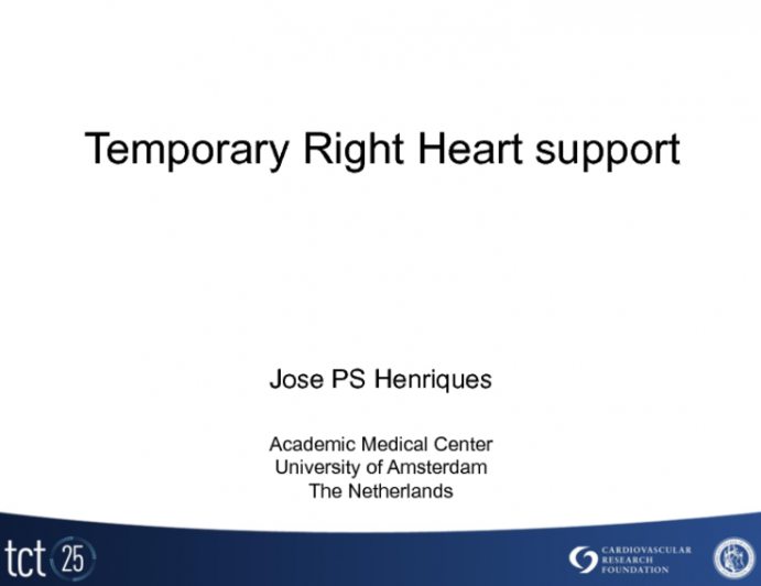 Temporary Right Heart Support