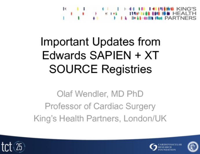 Important Updates from the Edwards SAPIEN (and XT) SOURCE Registries