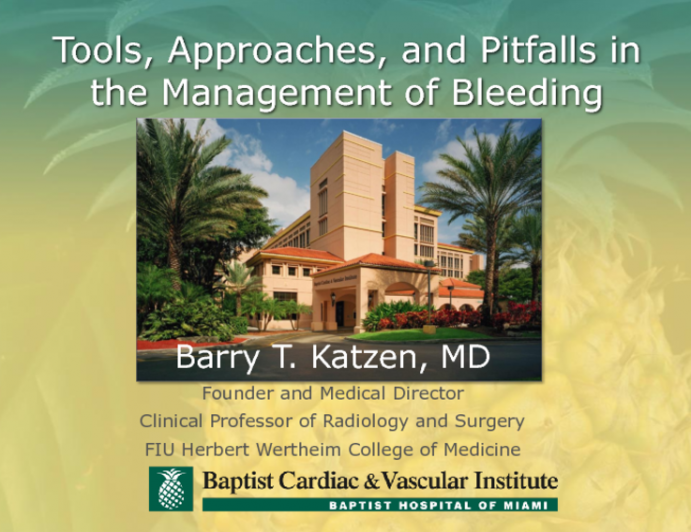 All Bleeding Stops: Tools, Approaches, and Pitfalls in the Management of Bleeding