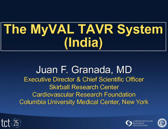 The MyVal TAVR System (India)