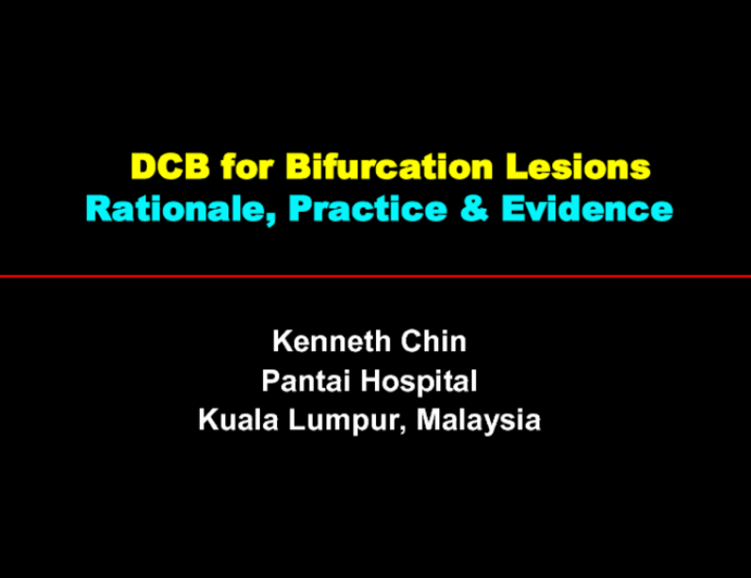 Drug-coated Balloons for Bifurcation Lesions: Rationale, Practice, and Evidence