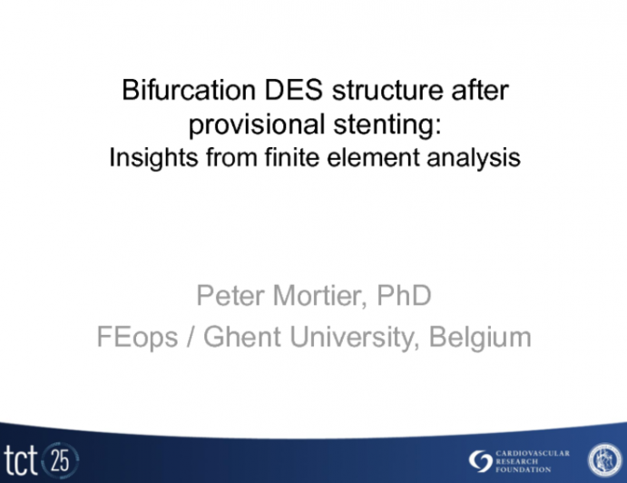 Bifurcation DES Structure after Provisional Stenting: Insights from Finite Element Analysis