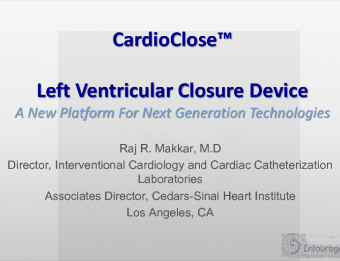 Early Clinical Results Using the Entourage TA-TAVR Device