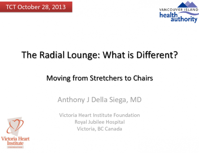 The Radial Lounge: What Is Different?