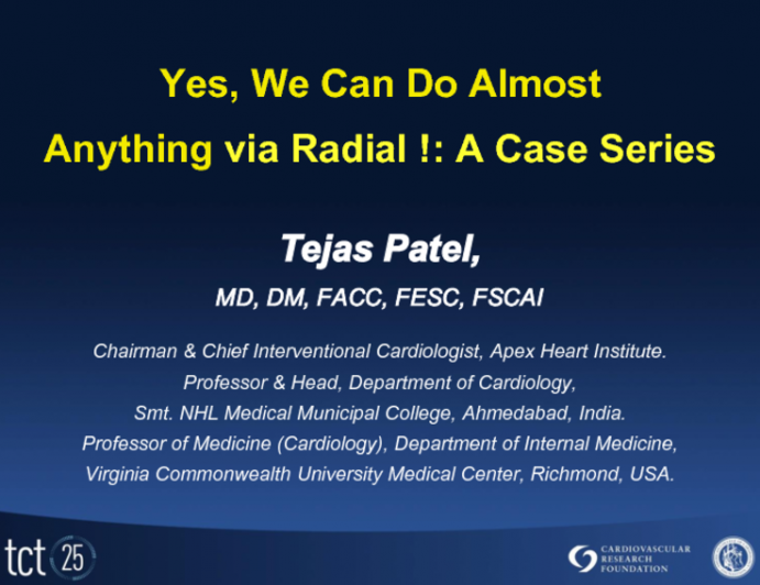 Yes, We Can Do Almost Anything via Radial! A Case Series