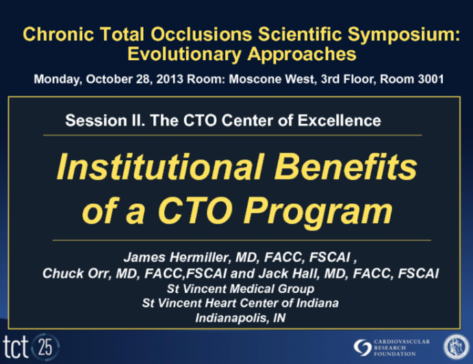 Institutional Benefits of a CTO Program