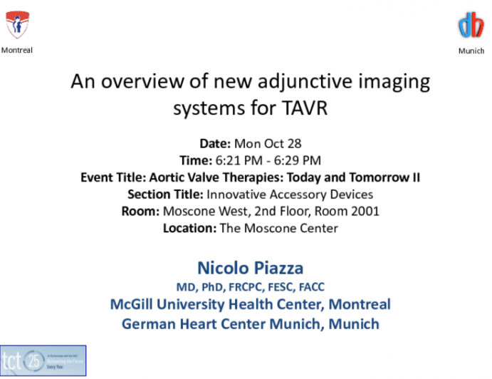 An Overview of New Adjunctive Imaging Systems for TAVR