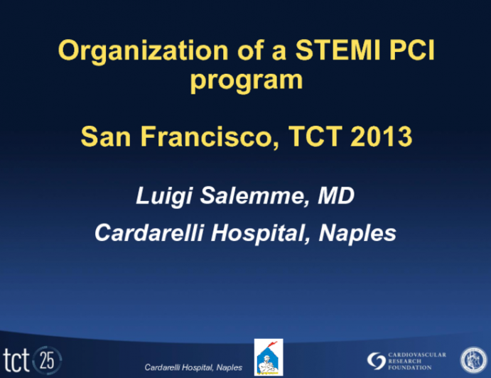 Organization of a STEMI PCI Program