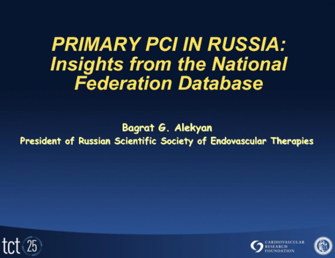 Primary PCI in Russia: Insights from the National Federation Database