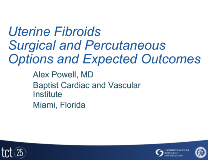 Surgical and Percutaneous Options and Expected Clinical Outcomes