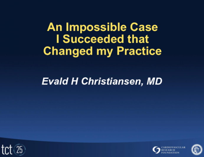 Case #5: An Impossible Case I Succeeded that Changed my Practice