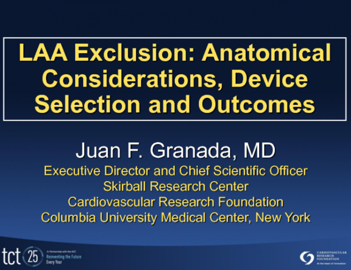 Editorial Comment: LAA Exclusion: Anatomical Considerations, Device Selection and Outcomes