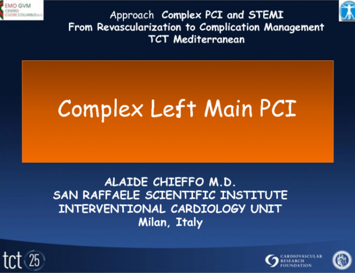 Case #3: Complex Left Main PCI