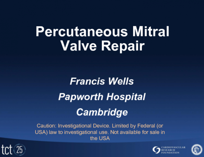 St. Jude Medical Percutaneous Mitral Repair Device (Plication)