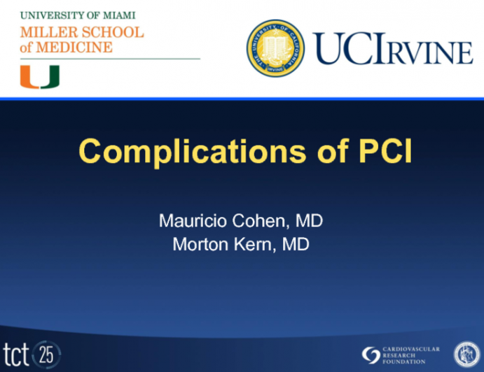 Complications of Coronary, Peripheral and Structural Intervention