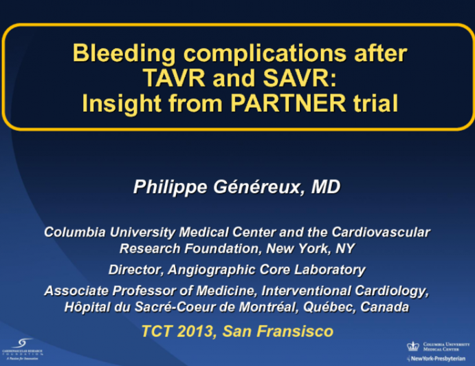 The High Frequency and Insidious Consequences of Bleeding Events After TAVR (and Surgical AVR)