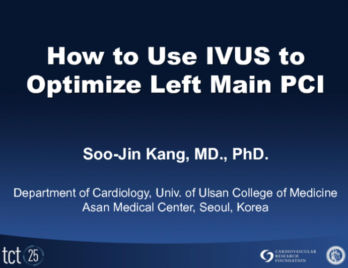 How to Use IVUS to Optimize Left Main PCI