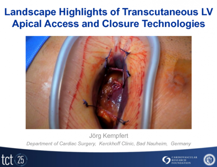 Landscape Highlights of Transcutaneous LV Apical Access and Closure Technologies