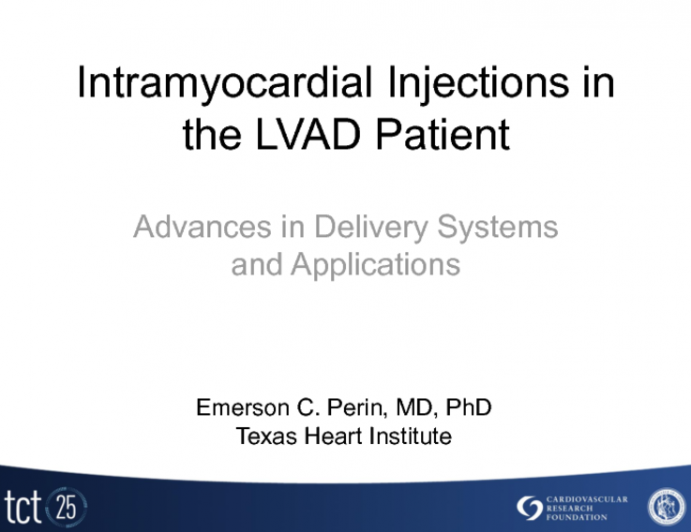 Intramyocardial Injections in the LVAD Patient