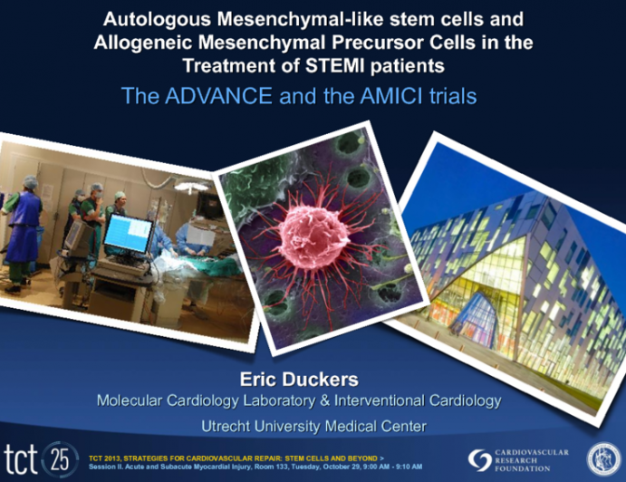 Update on ADSCs and MPCs for STEMI