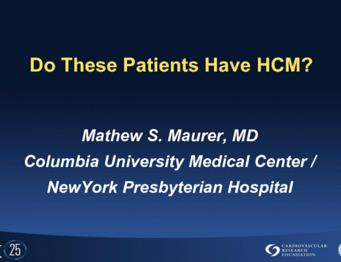 Case Presentation and Topic Review: Does This Patient Have HCM?