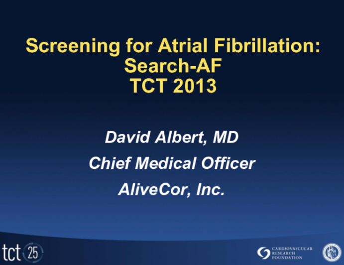 The Need for Screening for Atrial Fibrillation