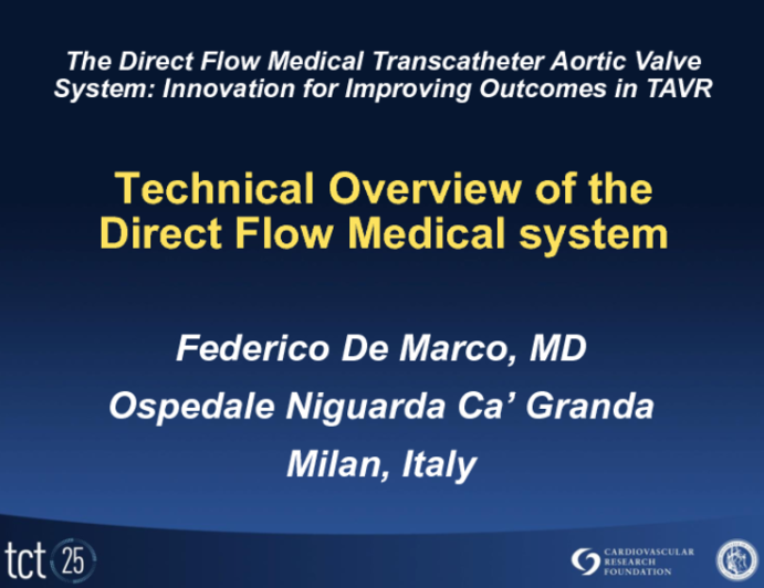 Technical Overview of the Direct Flow Medical System