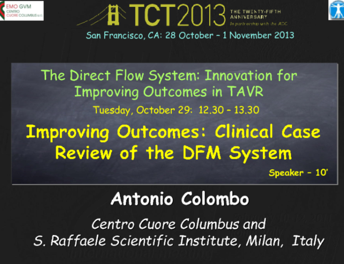 Improving Outcomes: Clinical Case Review of the Direct Flow Medical System