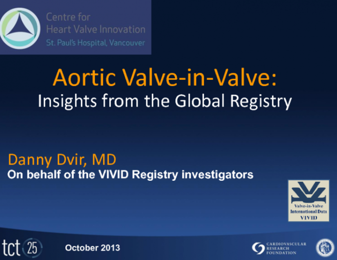 Update on the Global Registry of Degenerative Bioprosthetic Valves