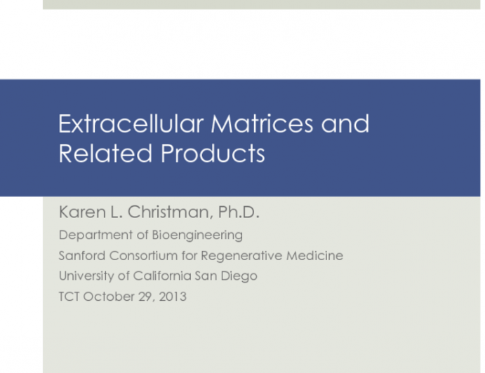 Extacellular Matrices and Related-Products
