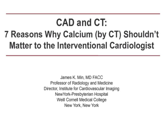 Coronary Artery Disease and CTA-Based Imaging: What Does It Mean?