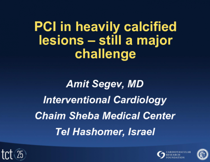 Case Presentation #3: Heavily Calcified Coronary Lesion - Still a Major Challenge