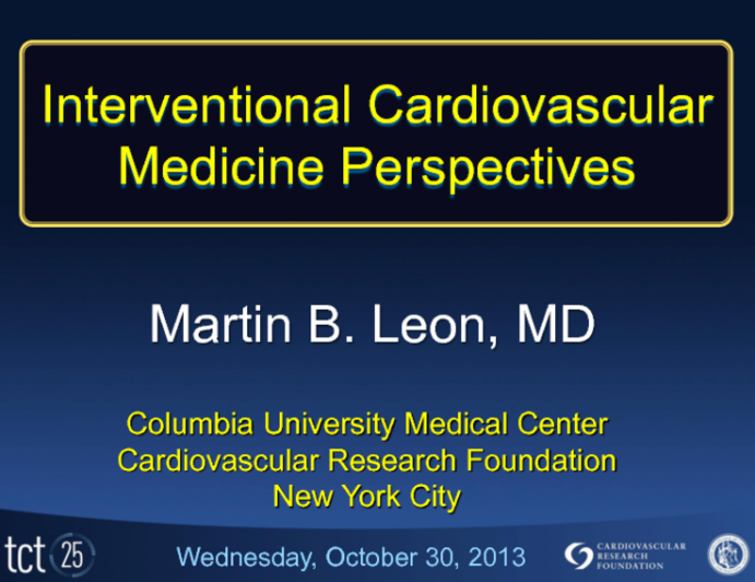 Interventional Cardiovascular Medicine Perspectives