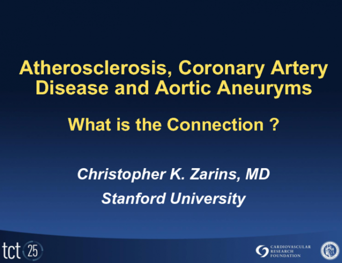 Atherosclerosis, Coronary Artery Disease, and Aortic Aneurysms: What Is the Connection?