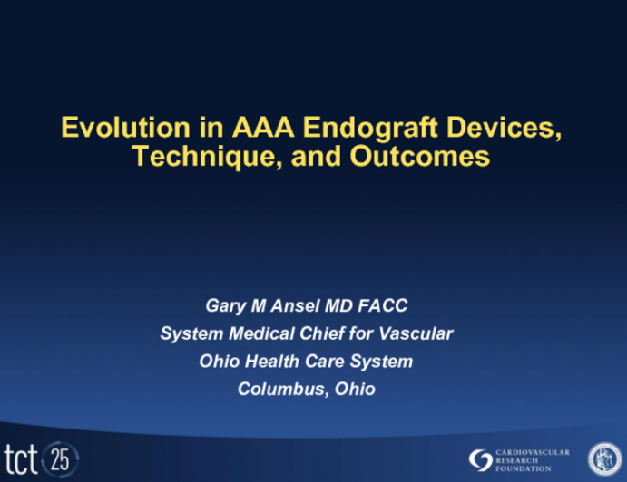 Evolution in AAA Endograft Devices, Technique, and Outcomes