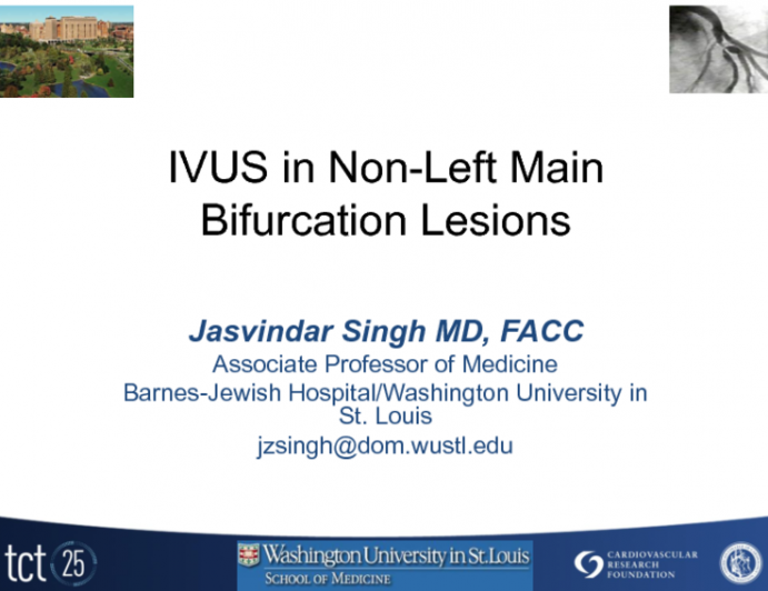 IVUS in Non-Left Main Bifurcation Lesions