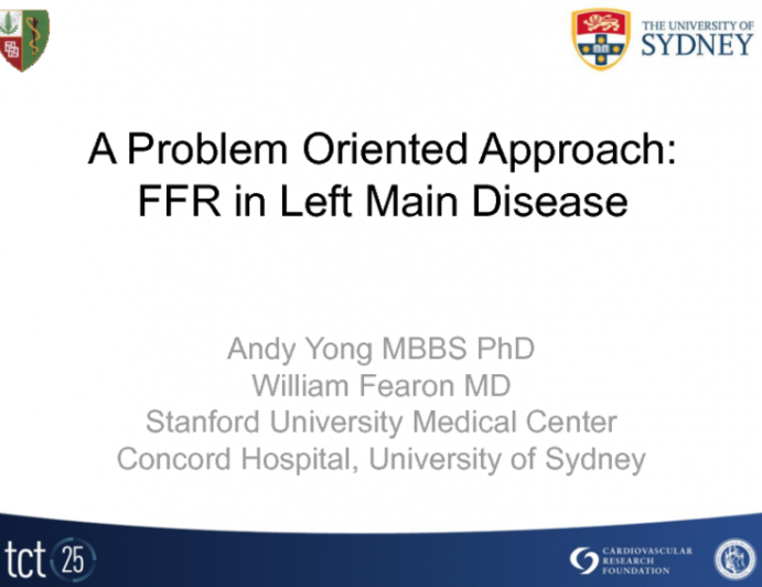 FFR in Left Main Disease