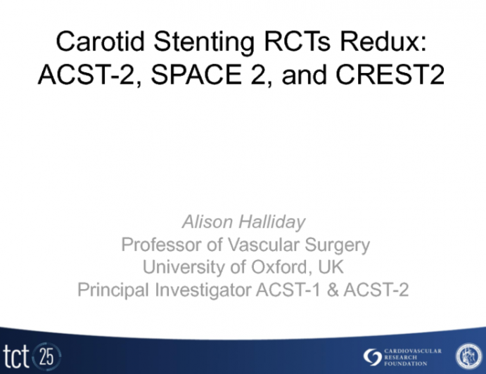 Carotid Stenting Randomized Trials Redux: ACST2, SPACE 2, and CREST2