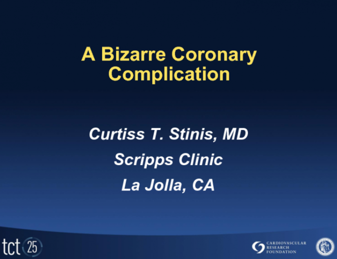 Case 3: A Bizarre Coronary Complication