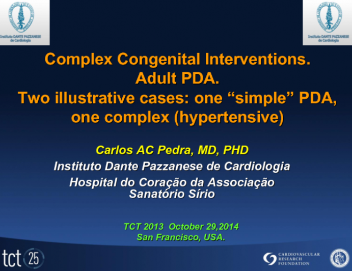 Two Illustrative Cases: One Simple PDA and One More Complex (Hypertensive)