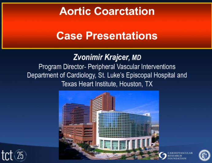 Two Illustrative Cases for Coarctation Stent Placement, One Simple and One Complicated (One Bare Stent and One Covered Stent)