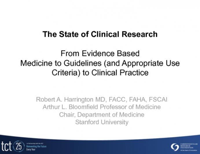 From Evidence-Based Medicine to Guidelines (and Appropriate Use Criteria) to Clinical Practice