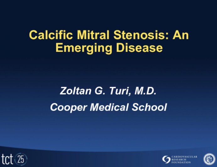 Calcific Mitral Stenosis: An Emerging Disease