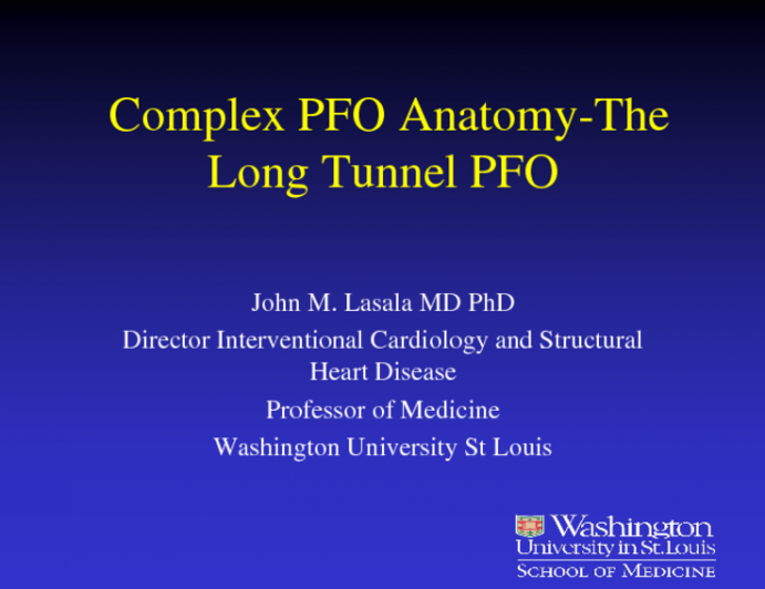 For PFO Closure in Patients with a Long Tunnel
