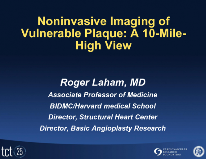 Noninvasive Imaging of Vulnerable Plaque: A 10-Mile-High View